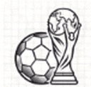 2026世界杯官方指定网站logo，蓝色足球标志